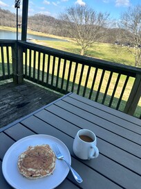 Breakfast on the porch