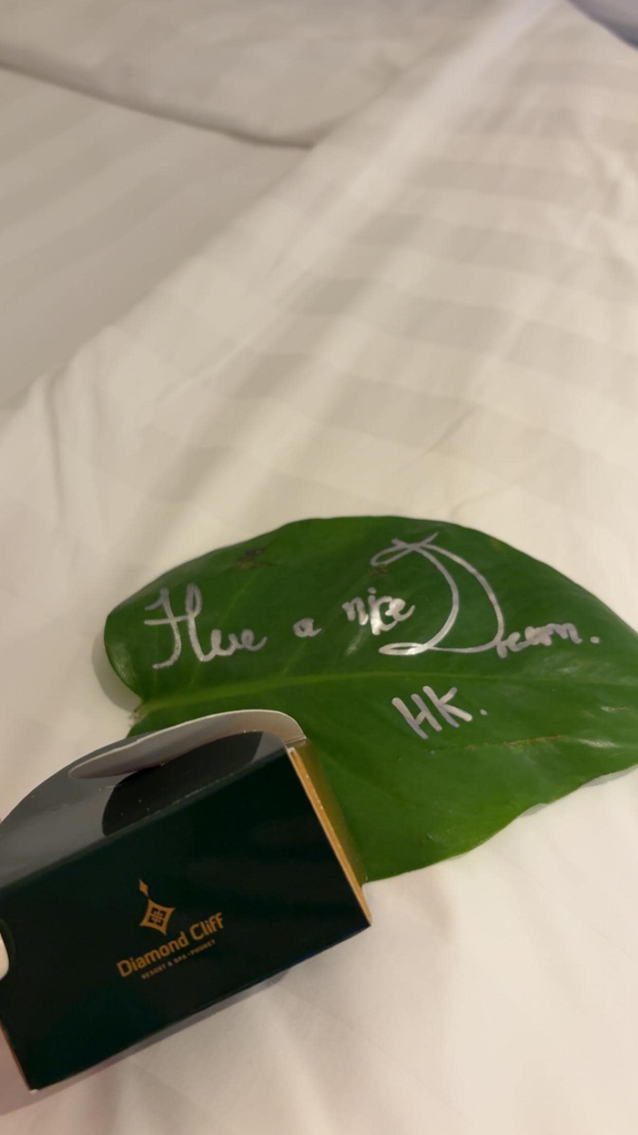 Koselig god natt melding. 