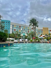 View from lazy river