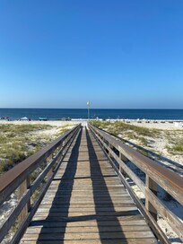 Board walk for beach access