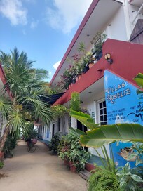 View from the street side entrance