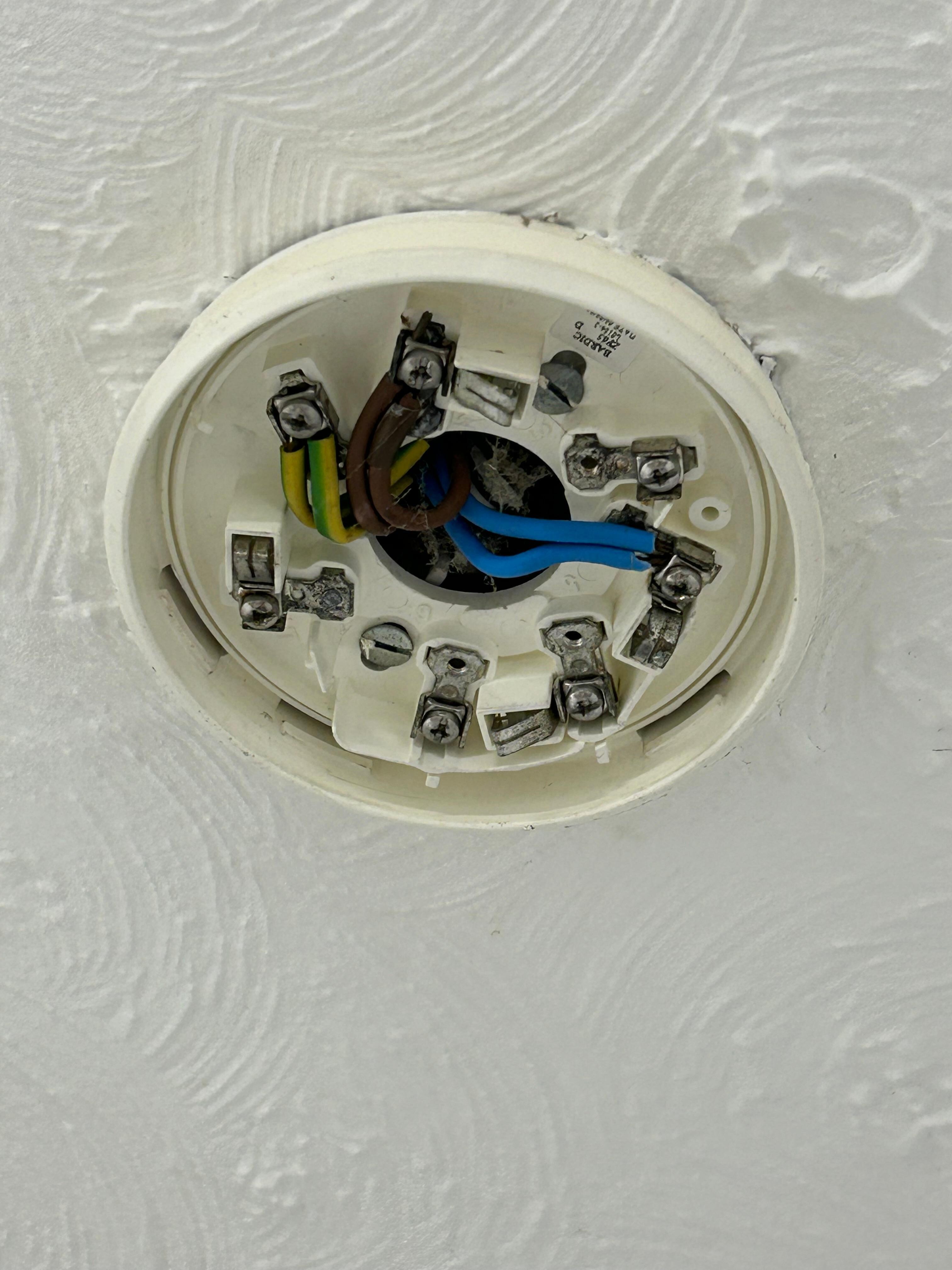 In the ceiling of our shower room 