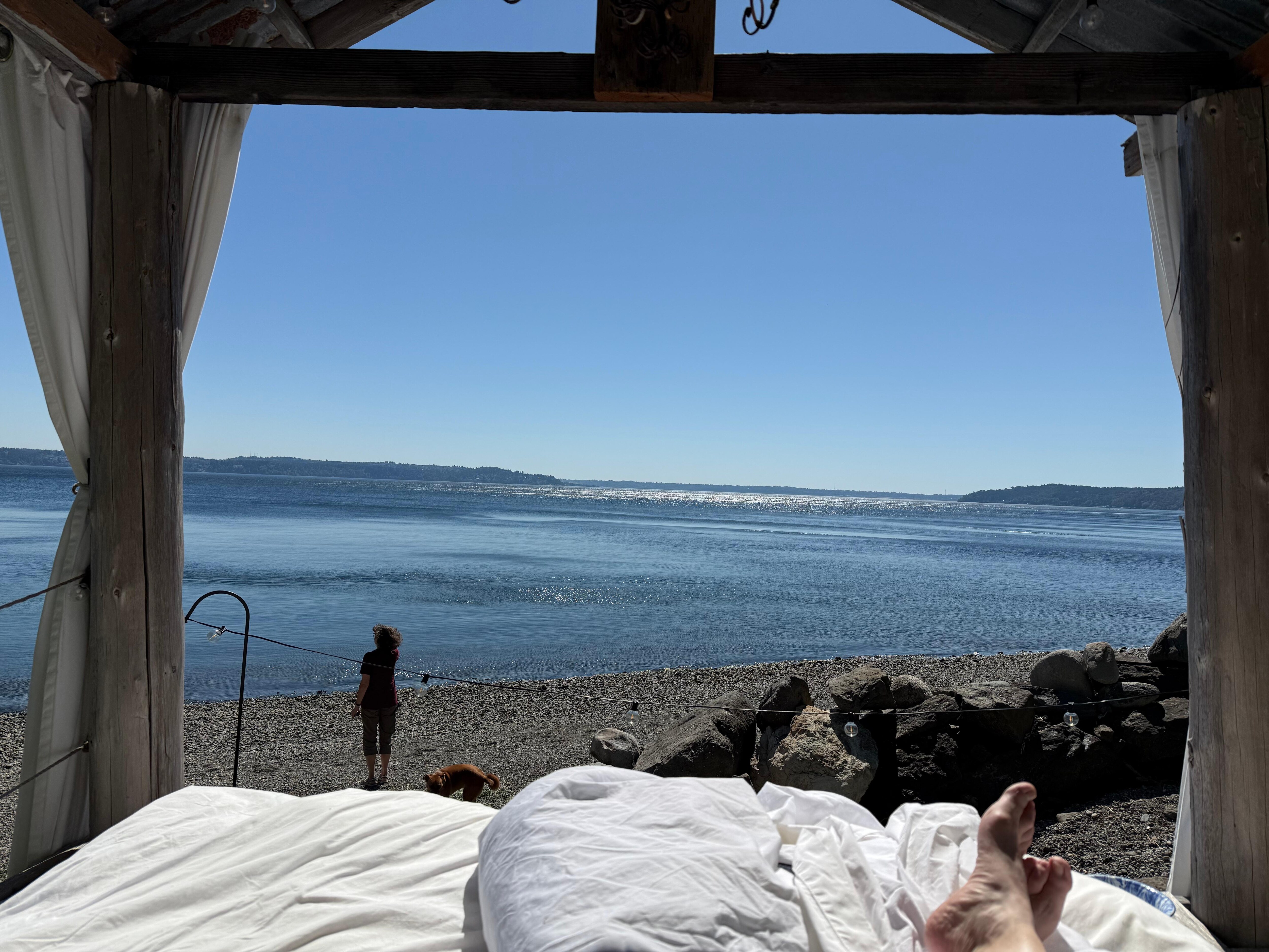 Beachfront Canopy Sleeping Shelter