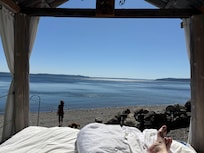 Beachfront Canopy Sleeping Shelter