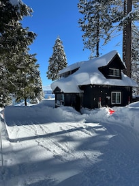 Cleared Driveway and Sunny Skies