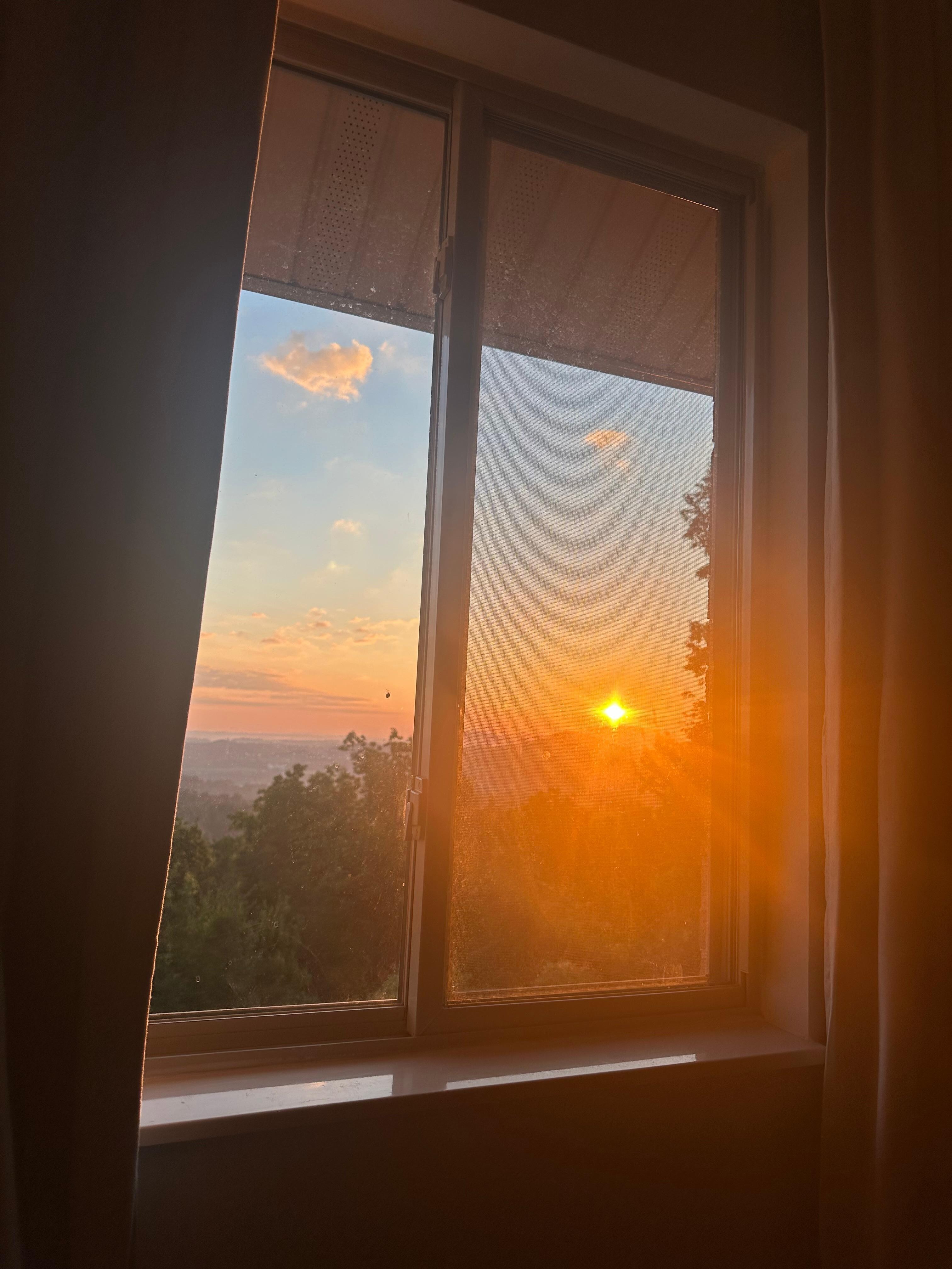 The morning view from the master bedroom. So beautiful. 