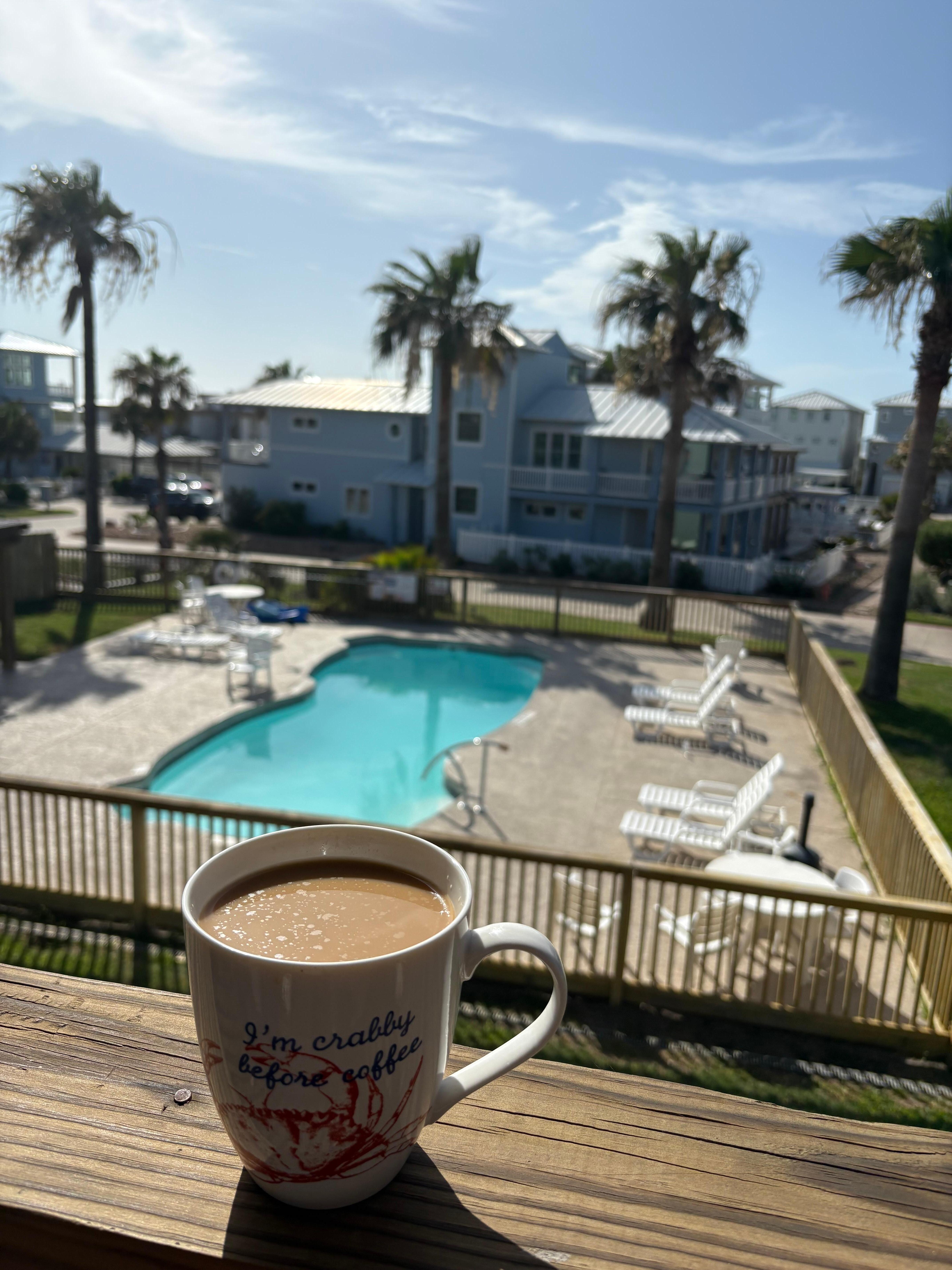 View from the balcony