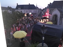 Later on, the Mysic festival, from our bedroom window