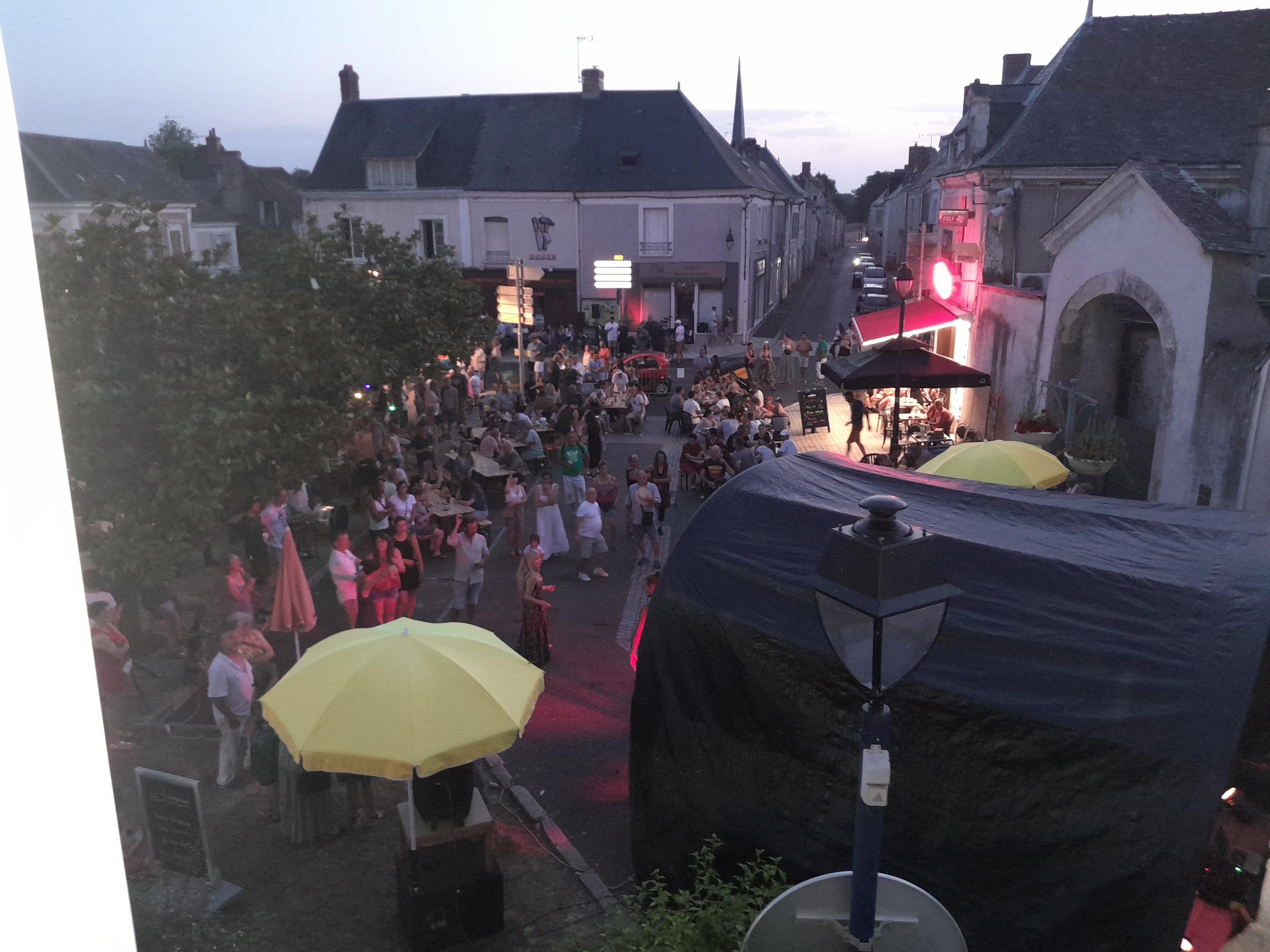 Later on, the Mysic festival, from our bedroom window