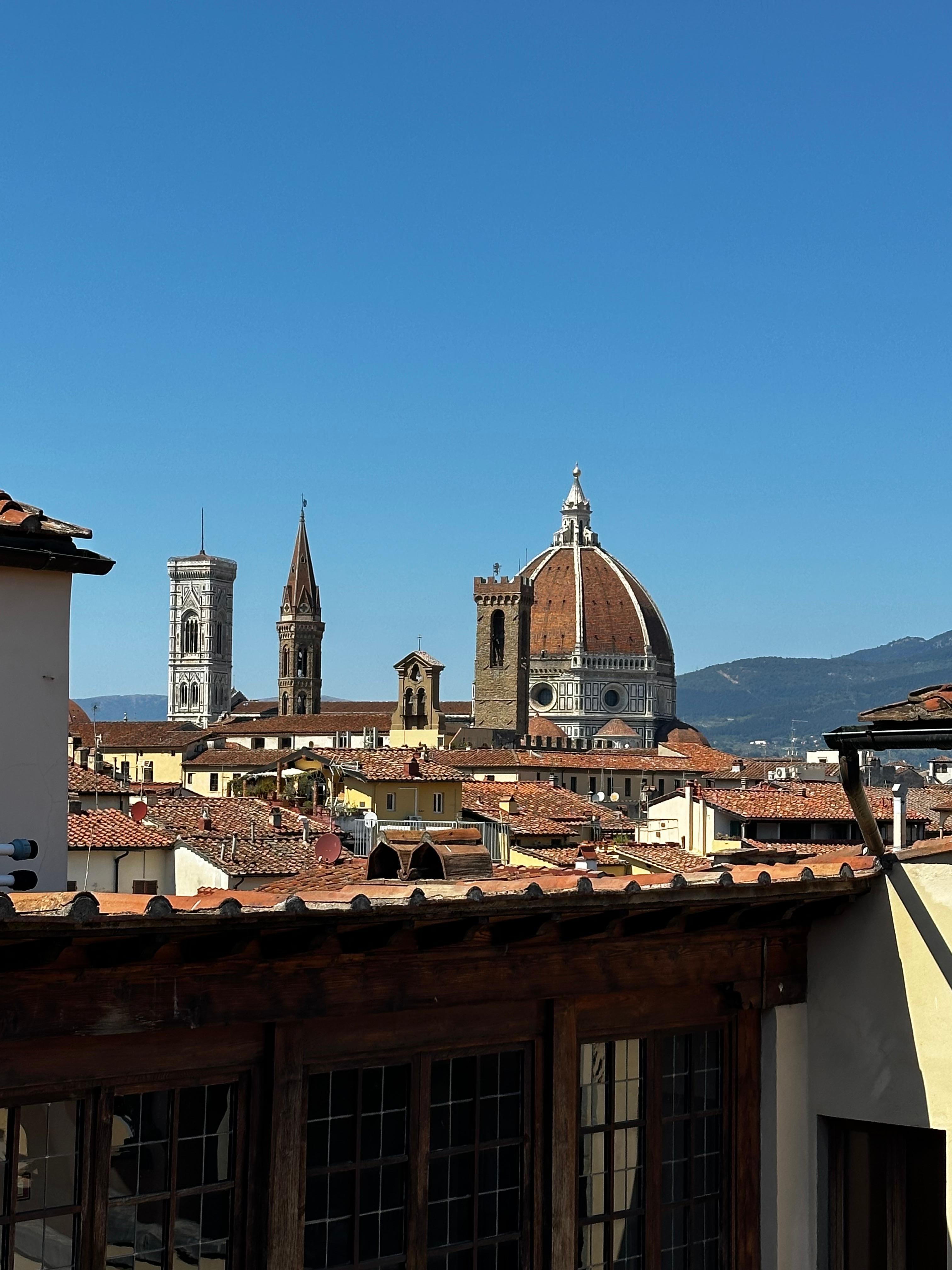 View of the Duomo from one of the bathrooms 