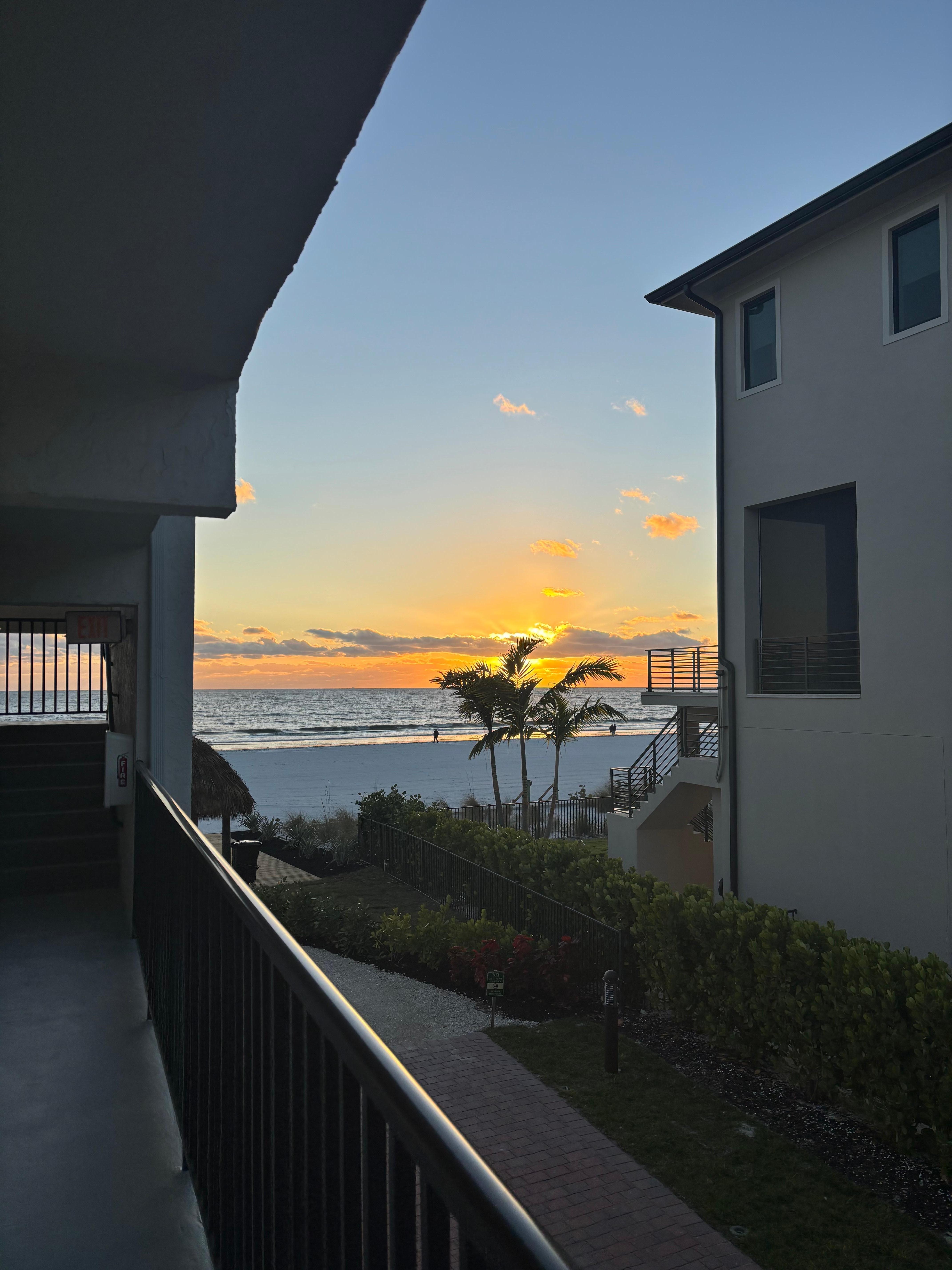 Right outside our door