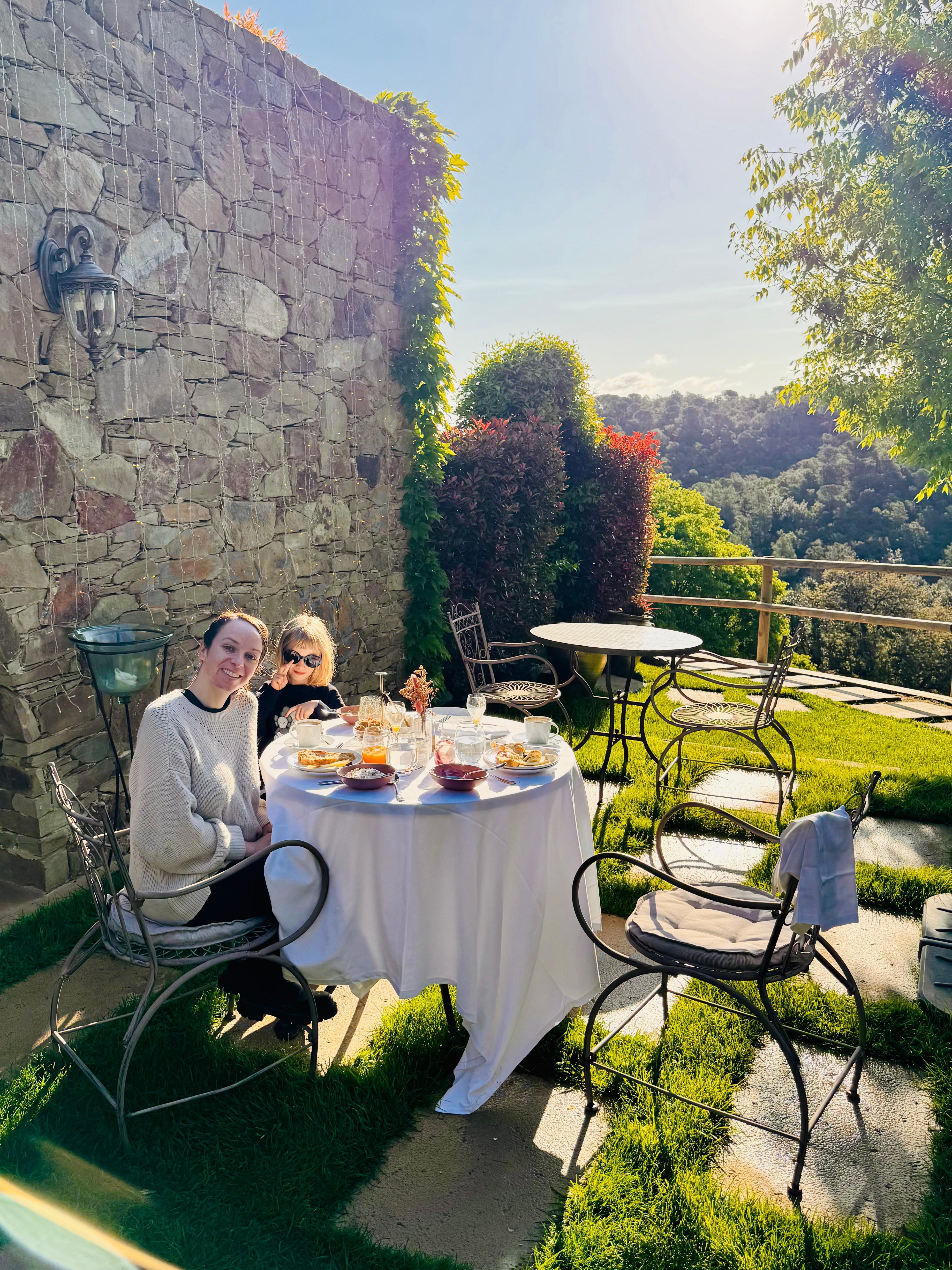 Not the worst atmosphere to enjoy the delicious breakfast.