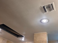 Master bathroom ceiling