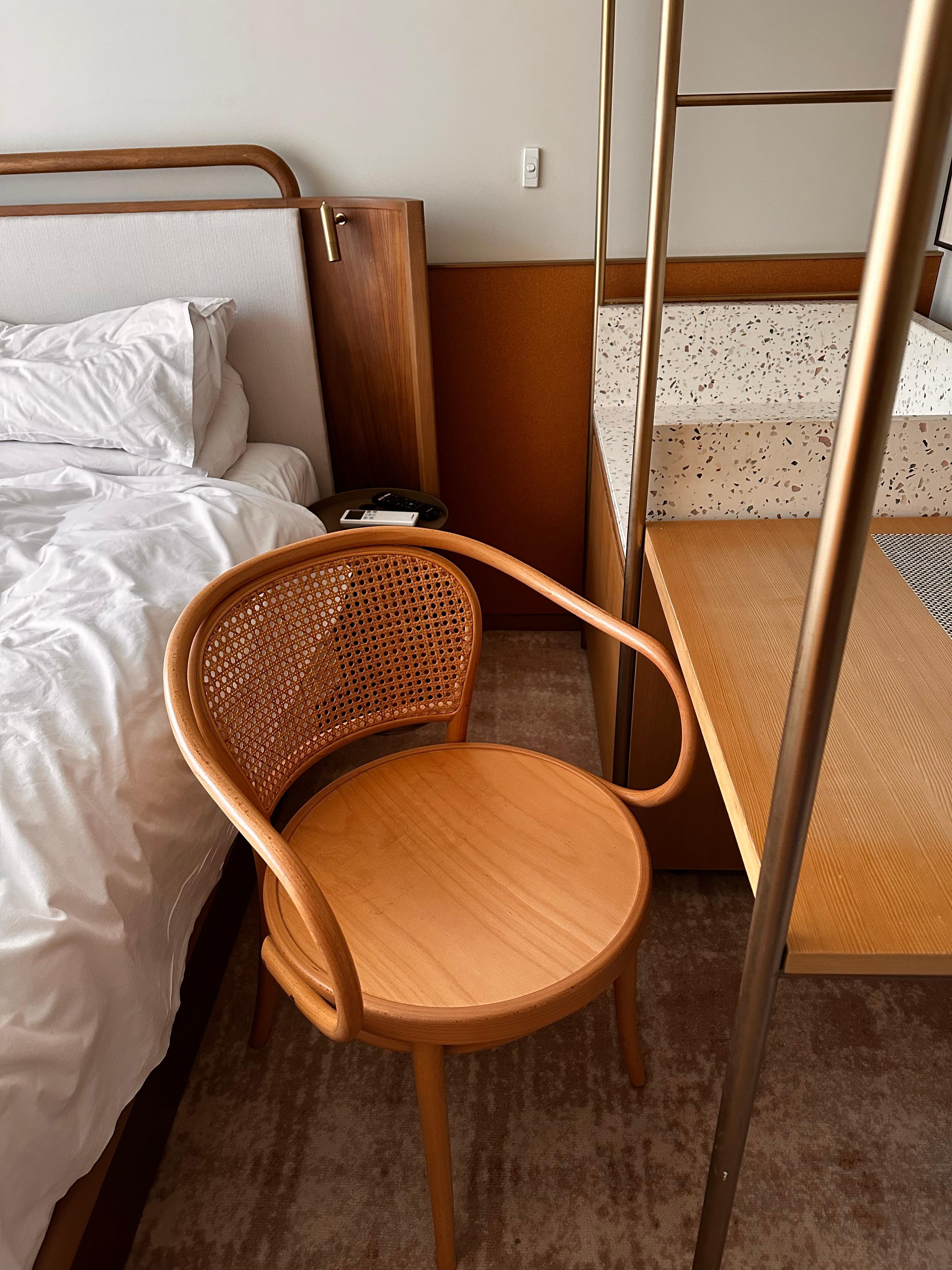 
It’s a very compact space and is very little room to work at the Desk space. This is also the only area to eat a meal.