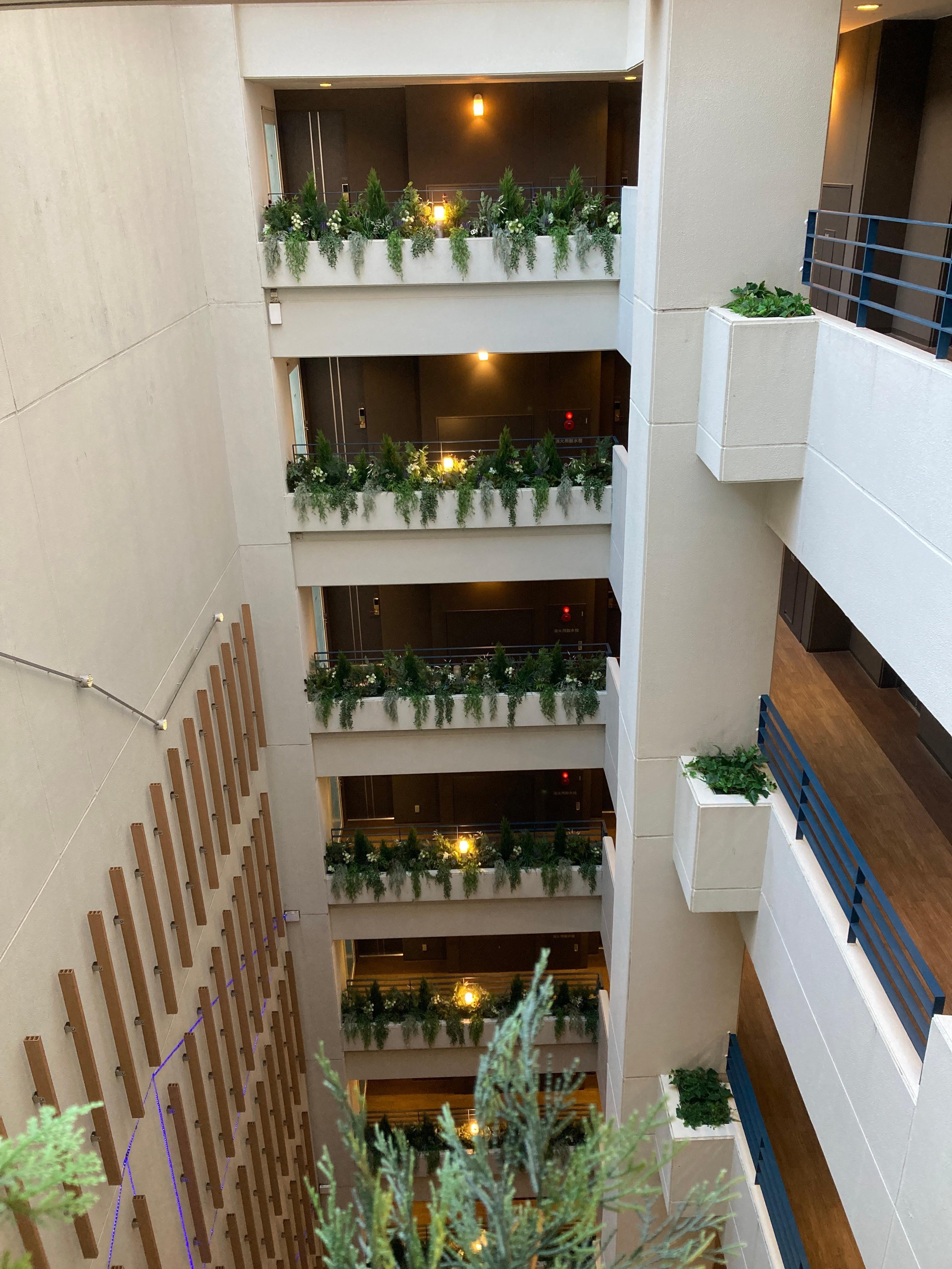 吹き抜け空間（11階より）