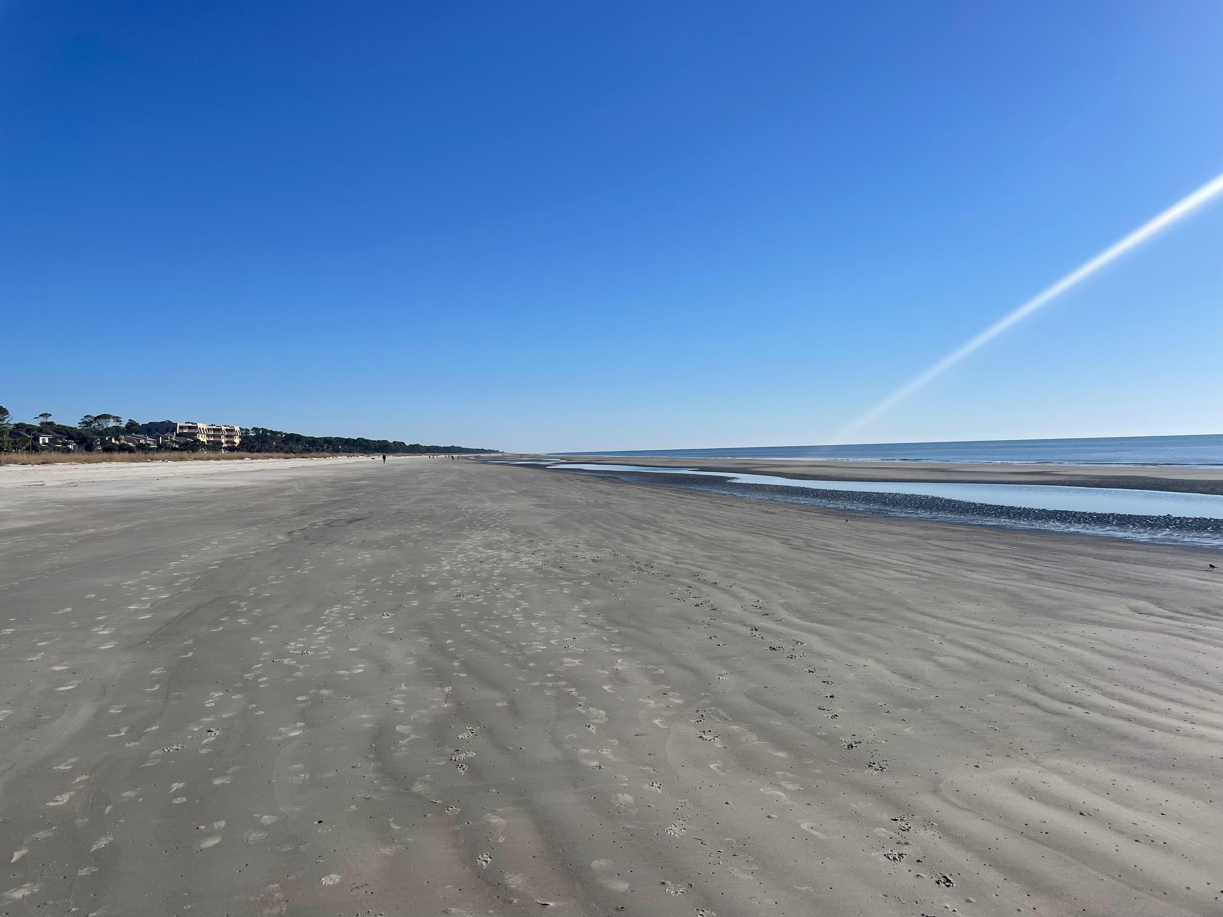 Beautiful beach ride on bikes that came with rental.
