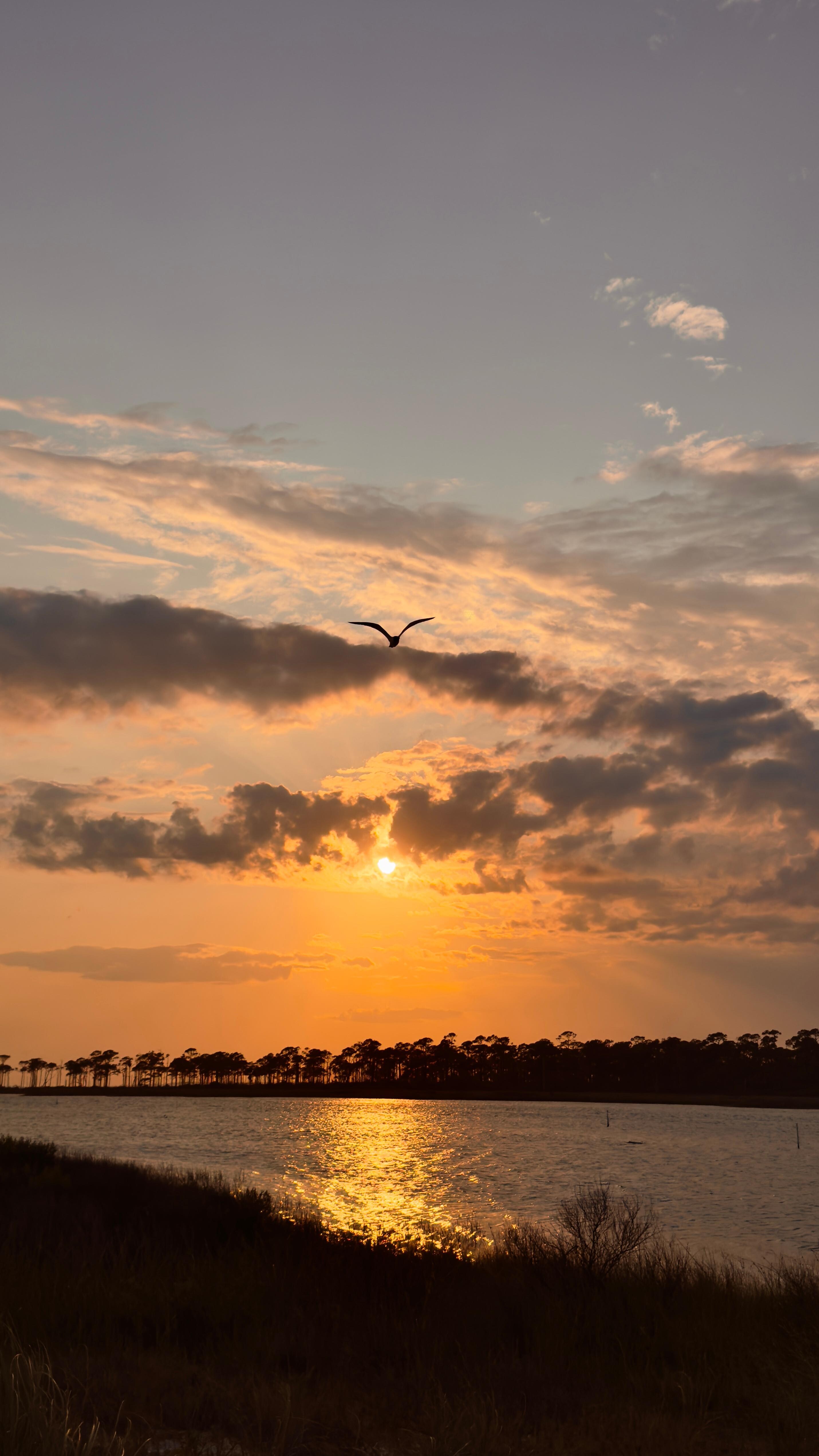 Sunset on the island 