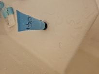 Hair in the shower.. I'm bald!!
