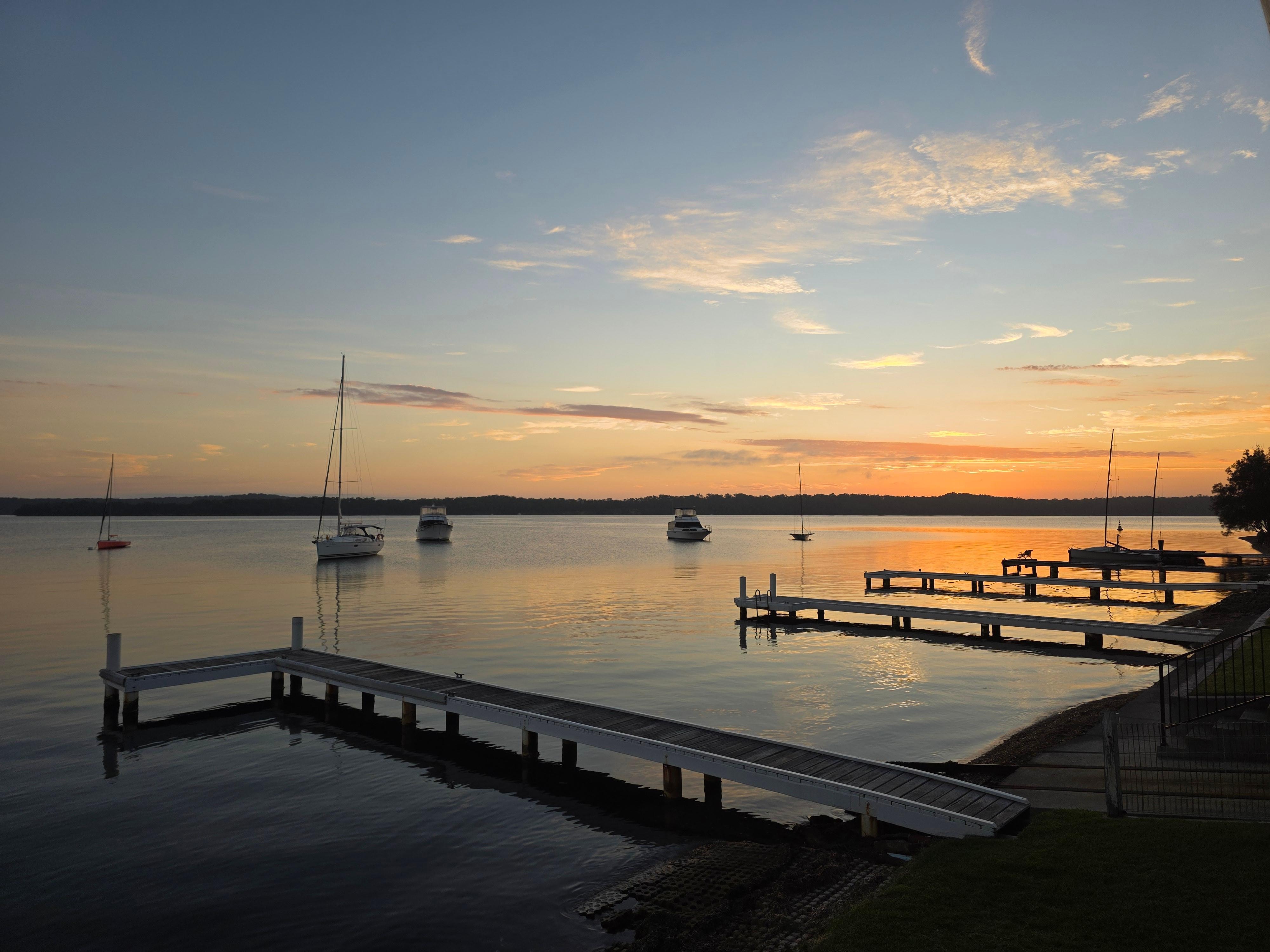 Sunrise from the verandah