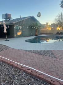 Great enclosed backyard