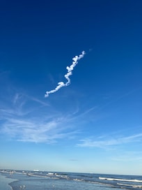 Daytime rocket launch