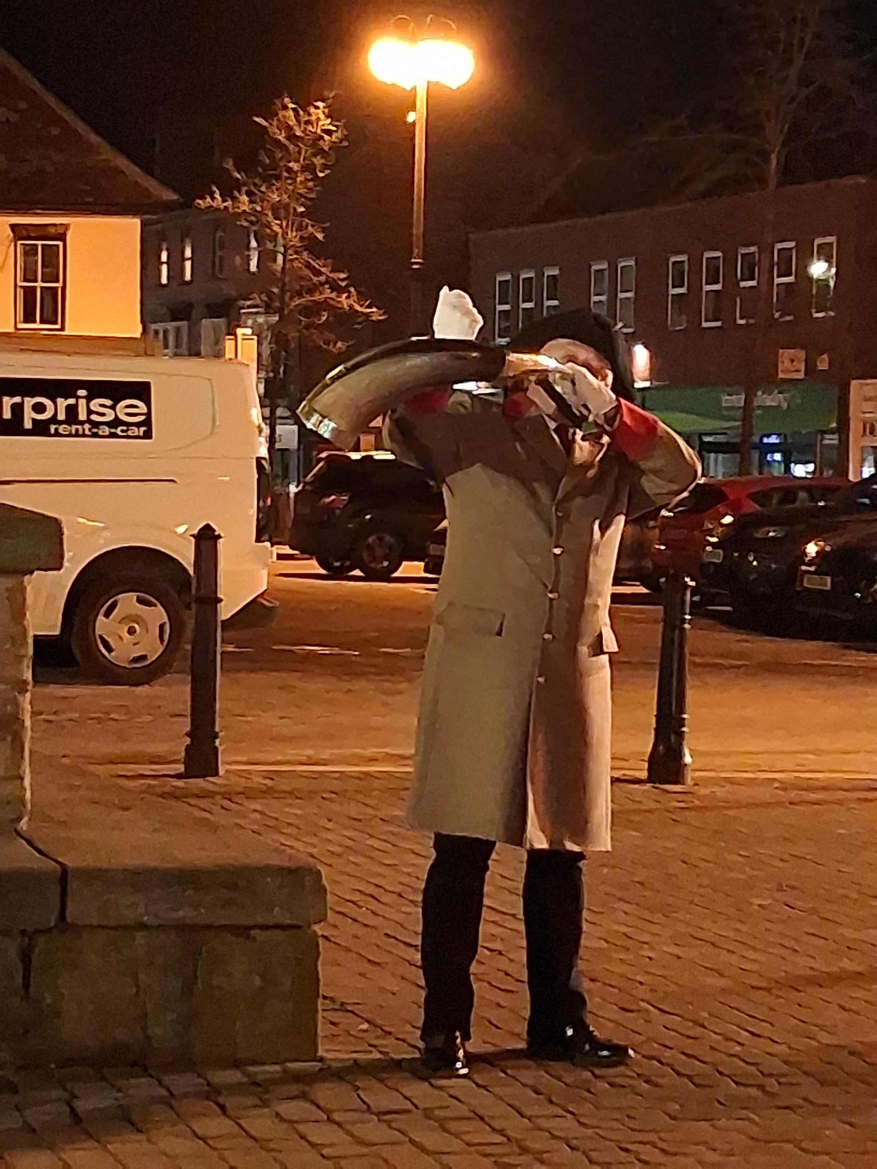 The town cryer was brilliant and very informative