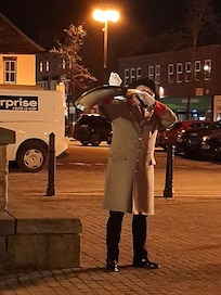 The town cryer was brilliant and very informative