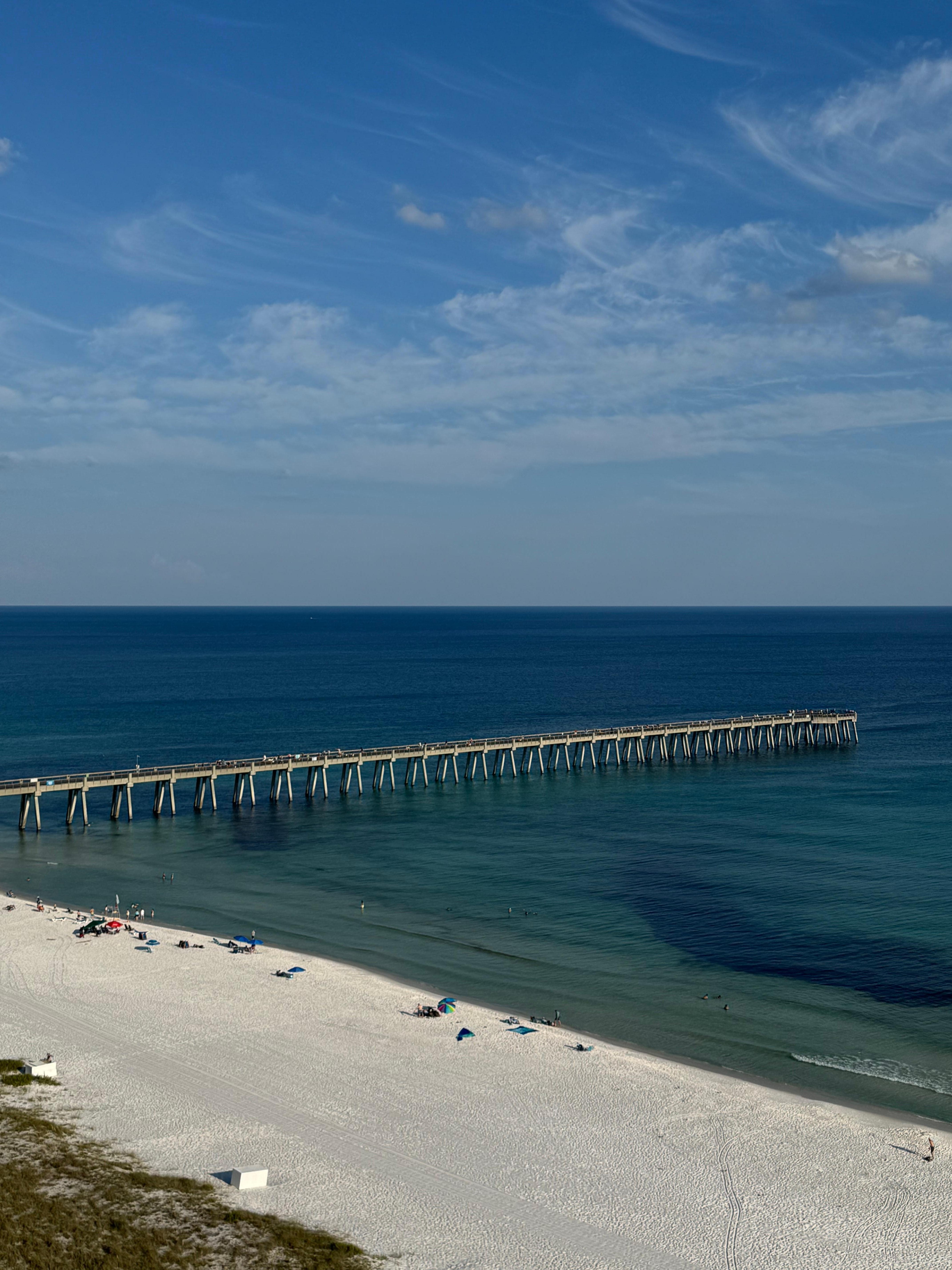 Ocean/pier view from balcony