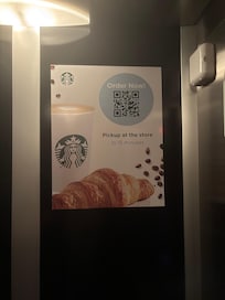 Starbucks is located in the lobby. Order from your phone.