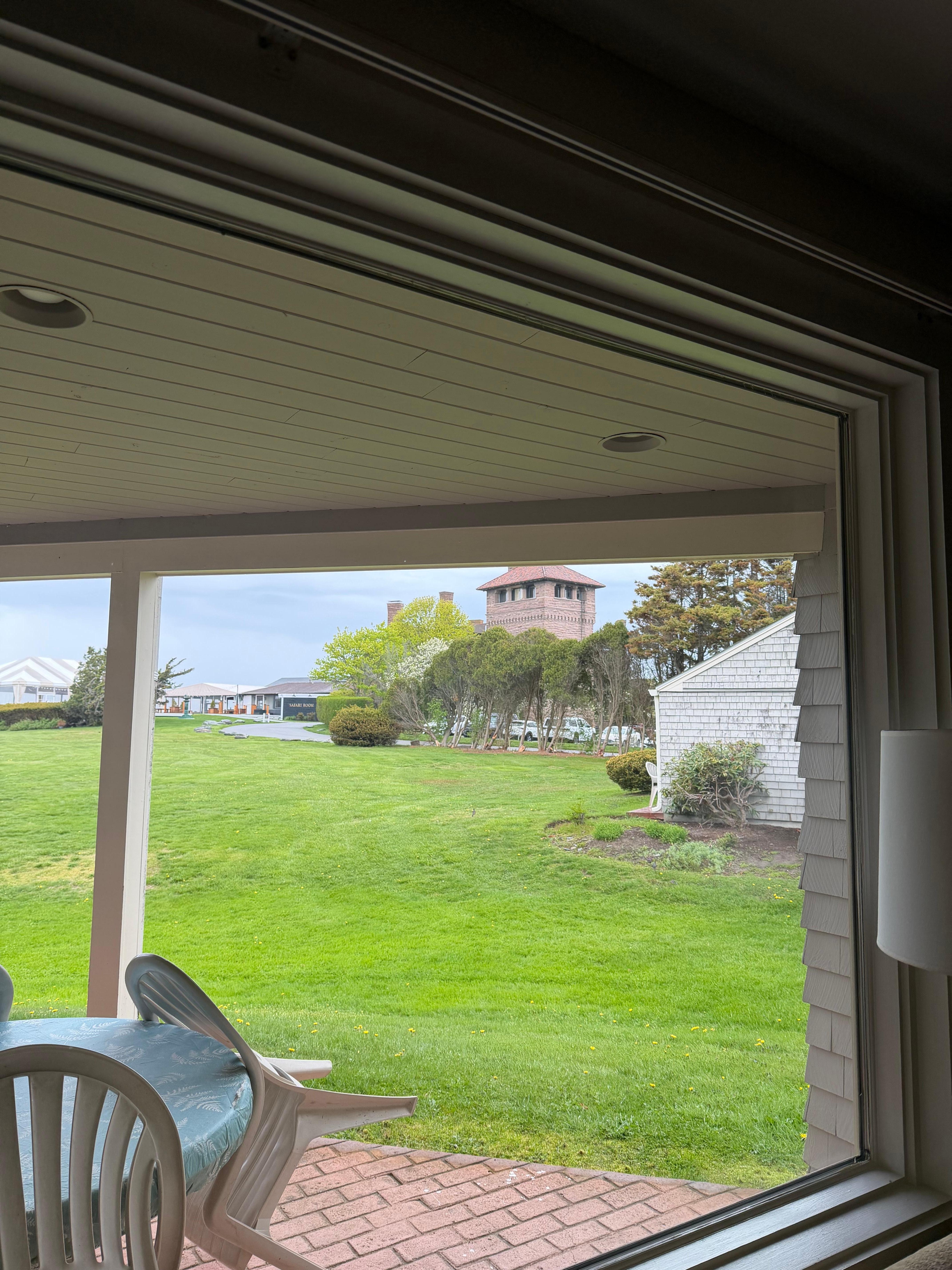 View from patio