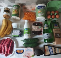 Products bought at a bigger supermarket