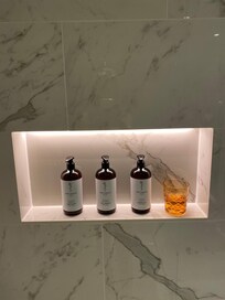 A drink in the shower