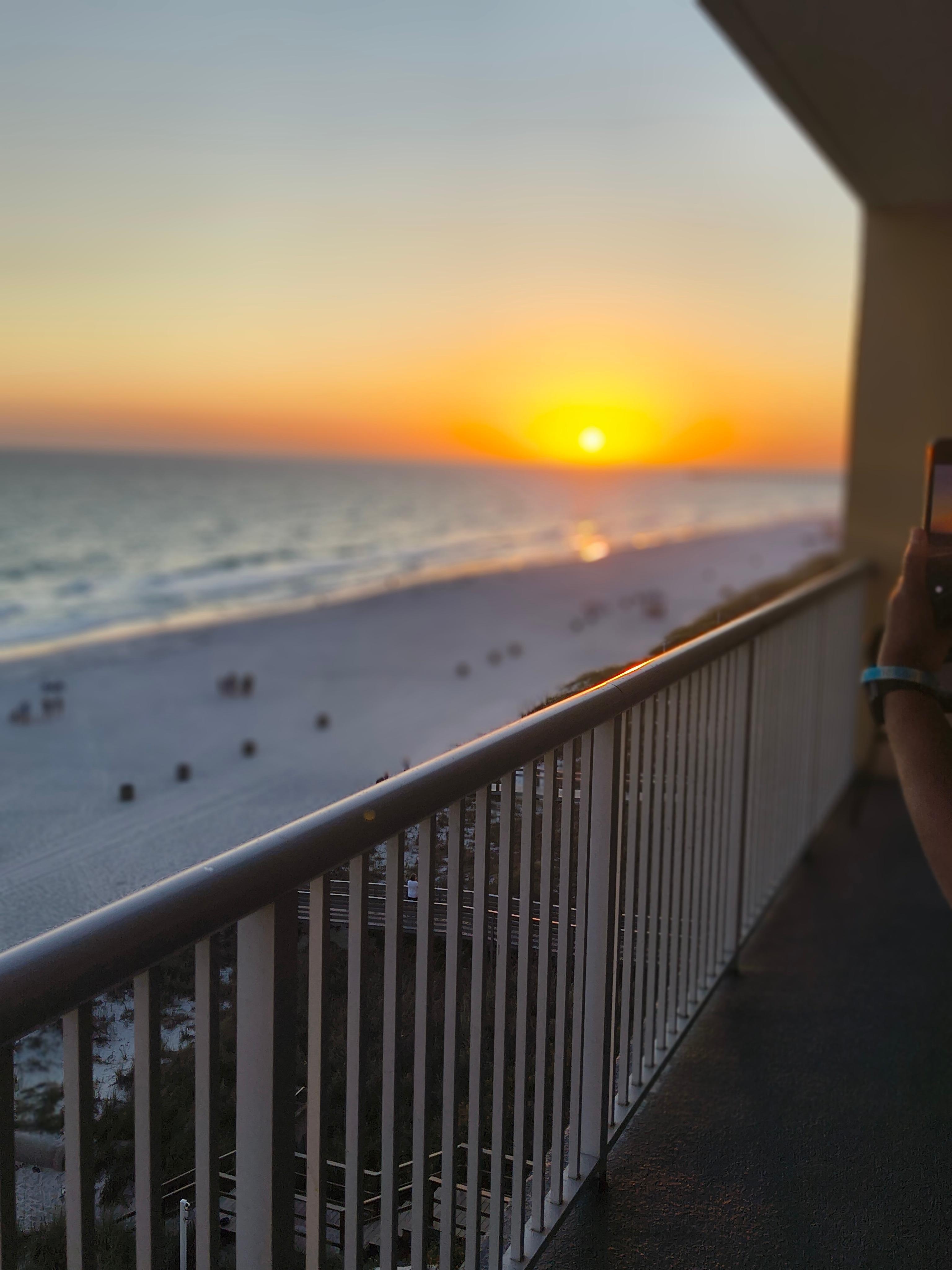 Sunset from balcony 