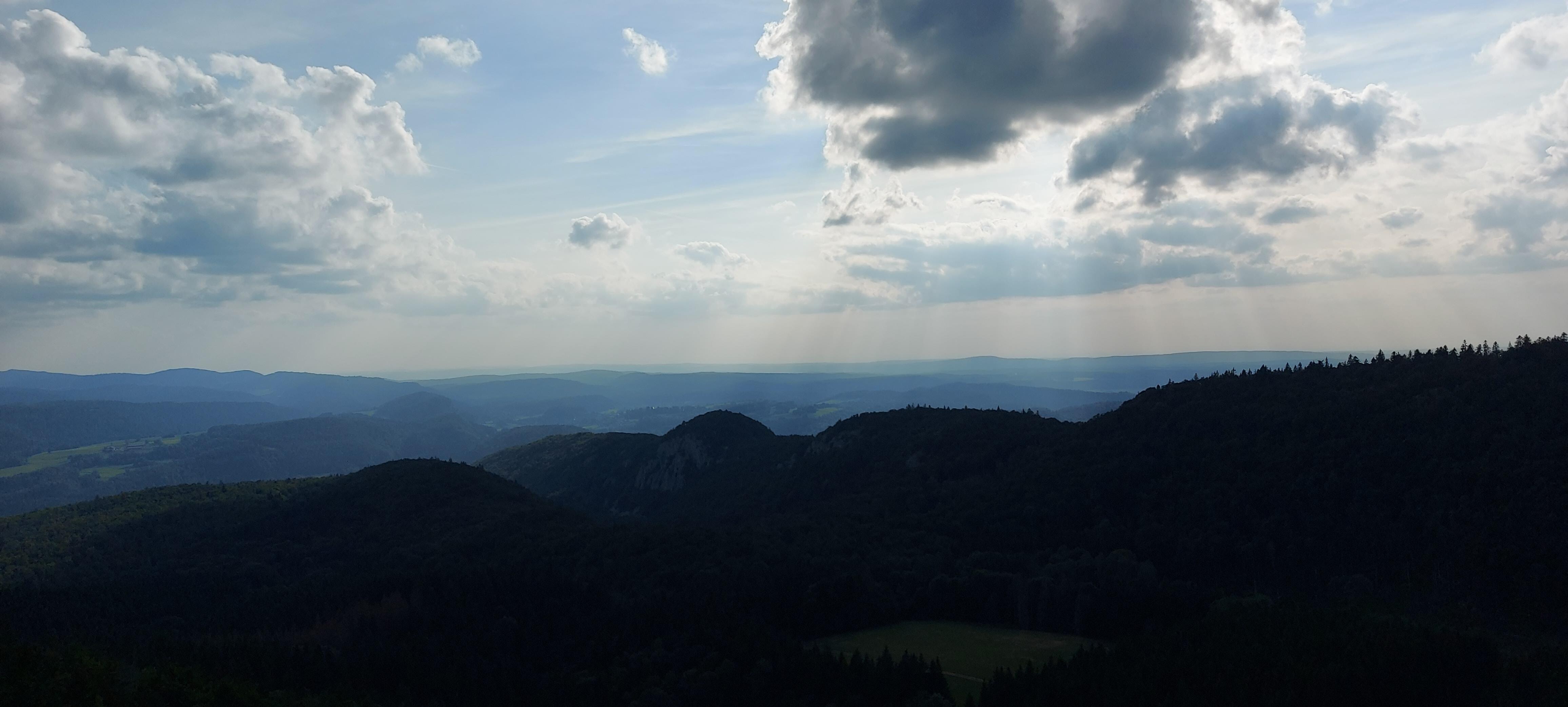 Vue sur la vallée du Belvédère du Bulay