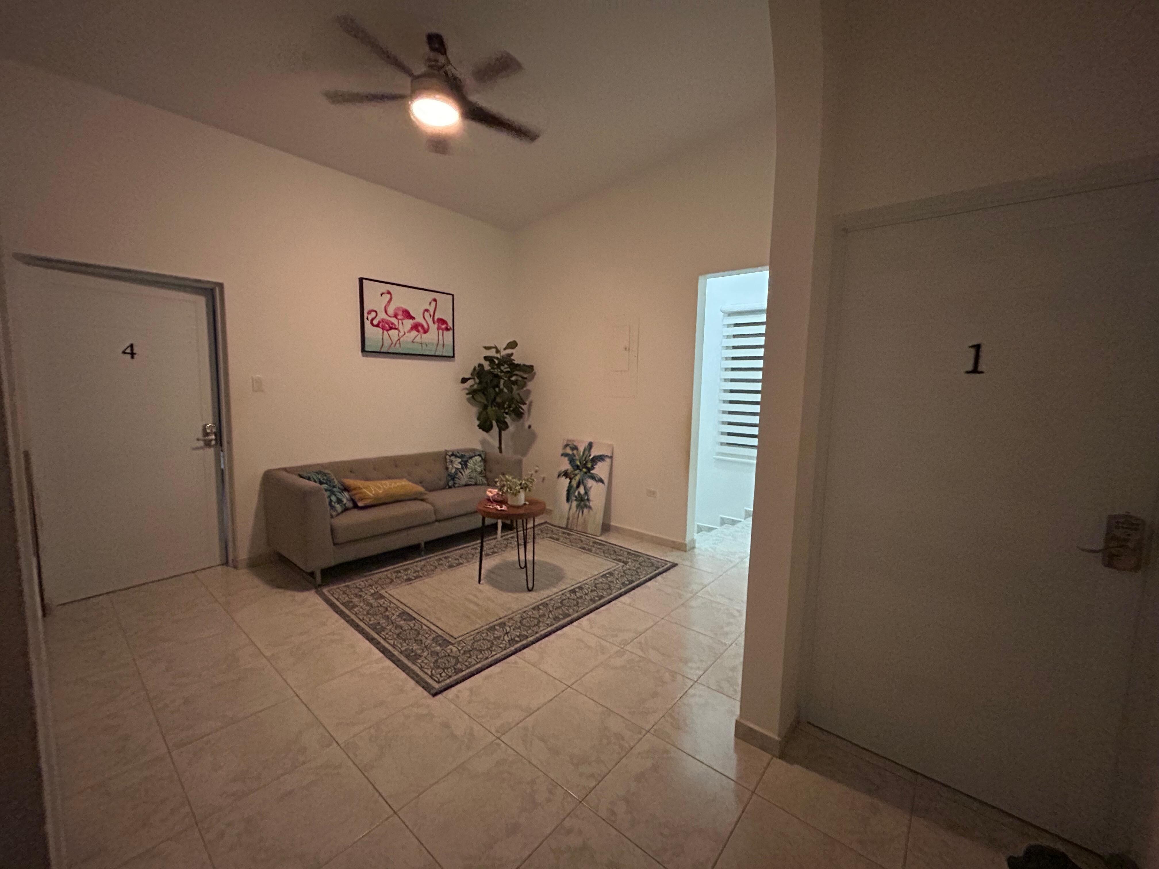 Sitting area on second floor