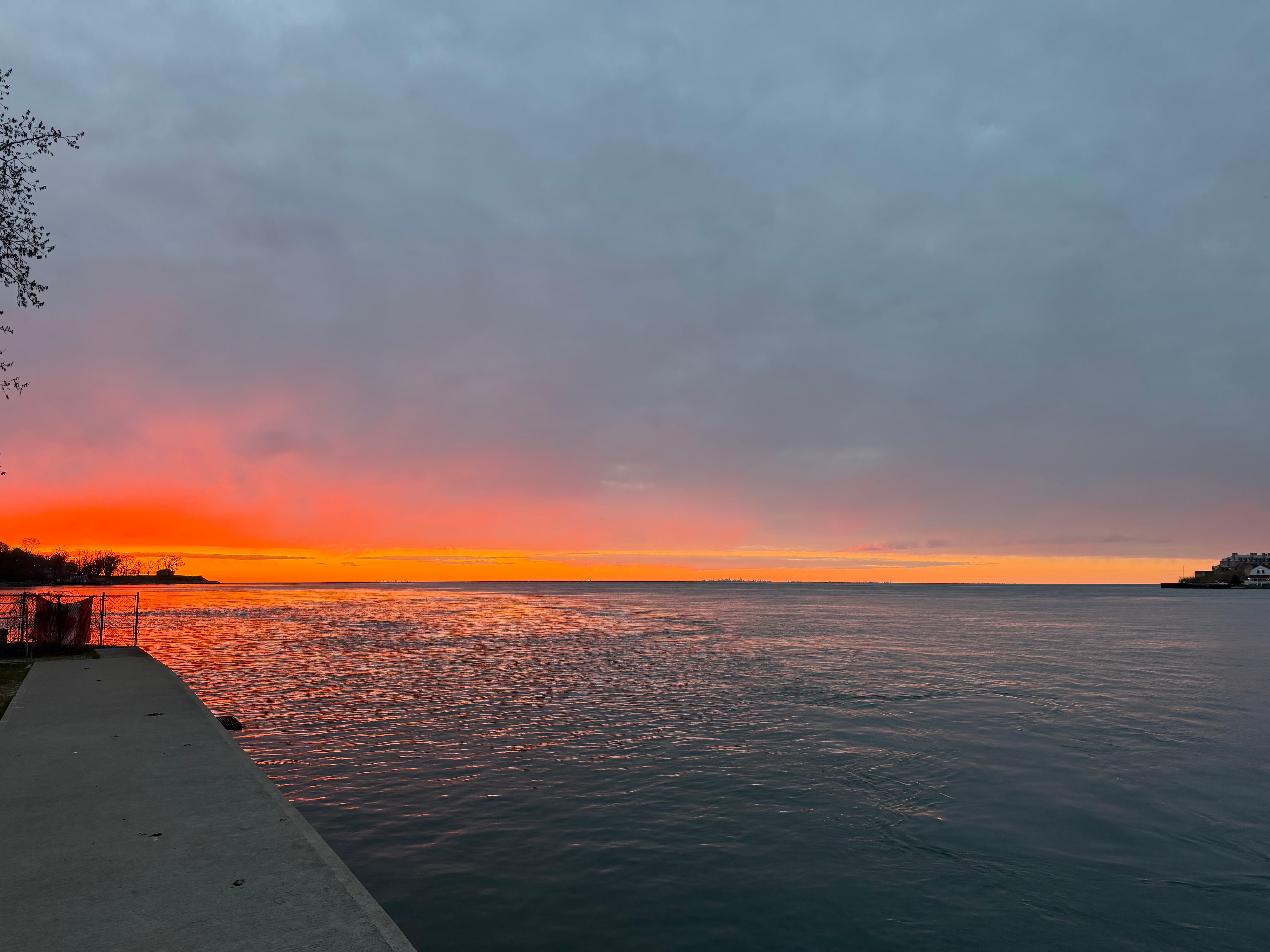 Sunset over Lake Ontario 