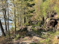 View of the walkway near the lakefront.