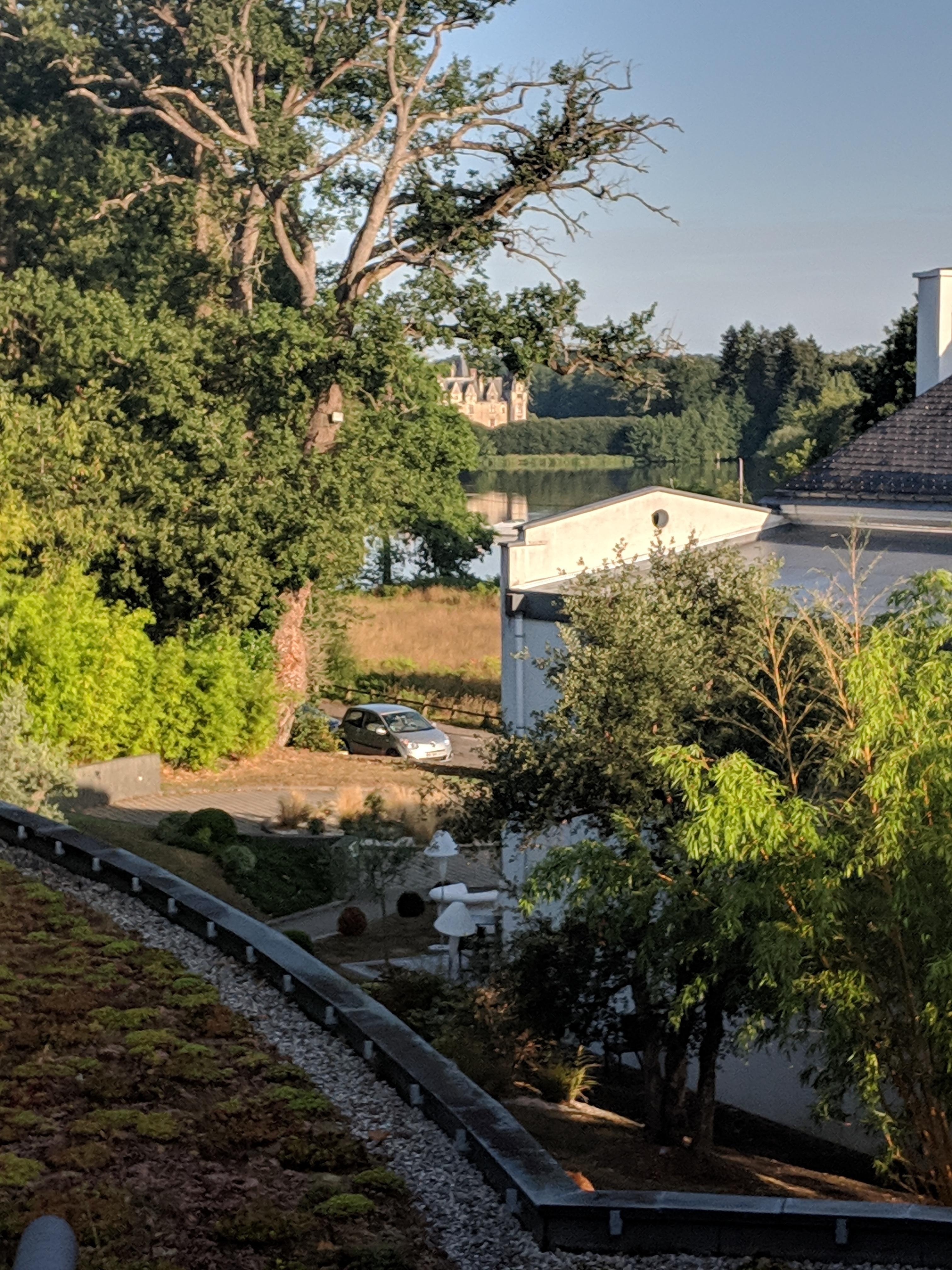 Nice view from our room (208) but not so from most others