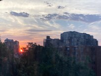 Sunset view from room