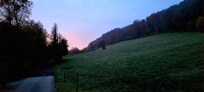 Jogging trail di primo mattino