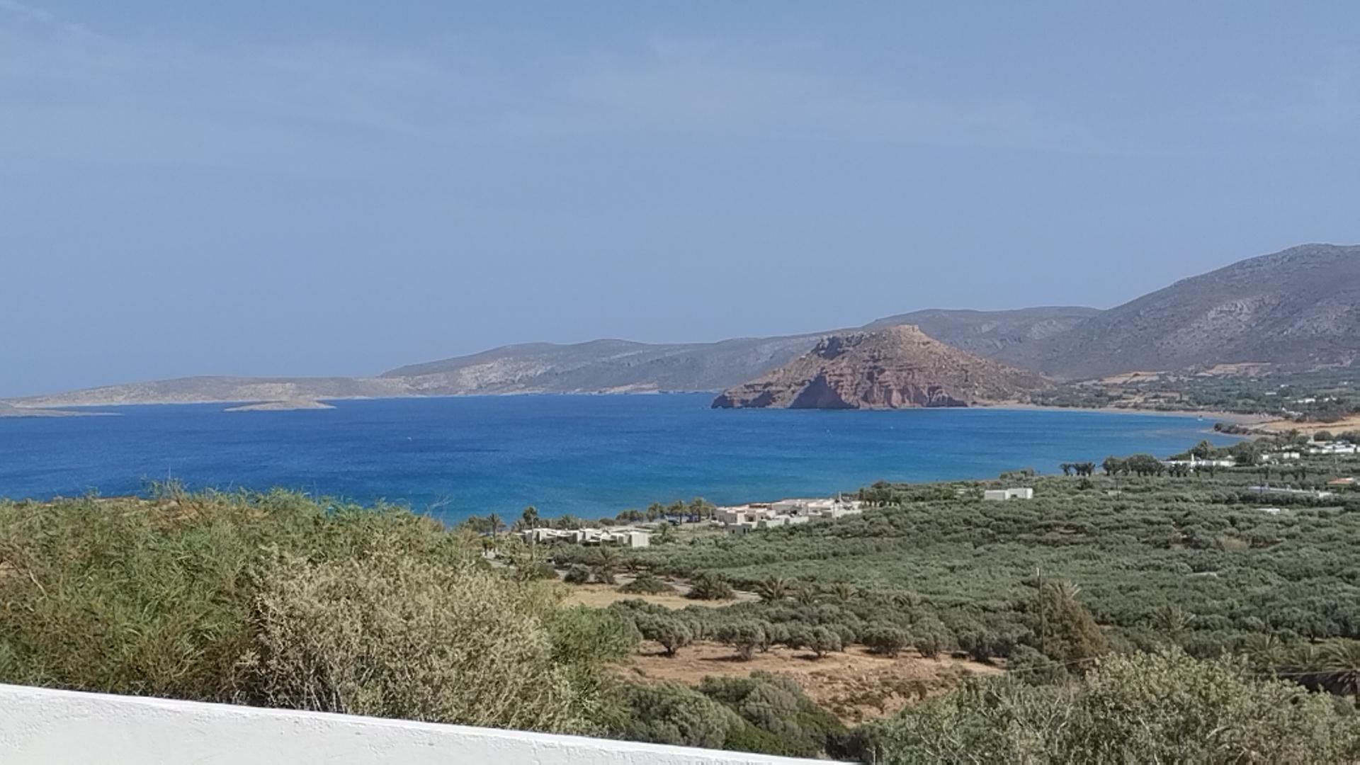 Vue de la terrasse du studio 