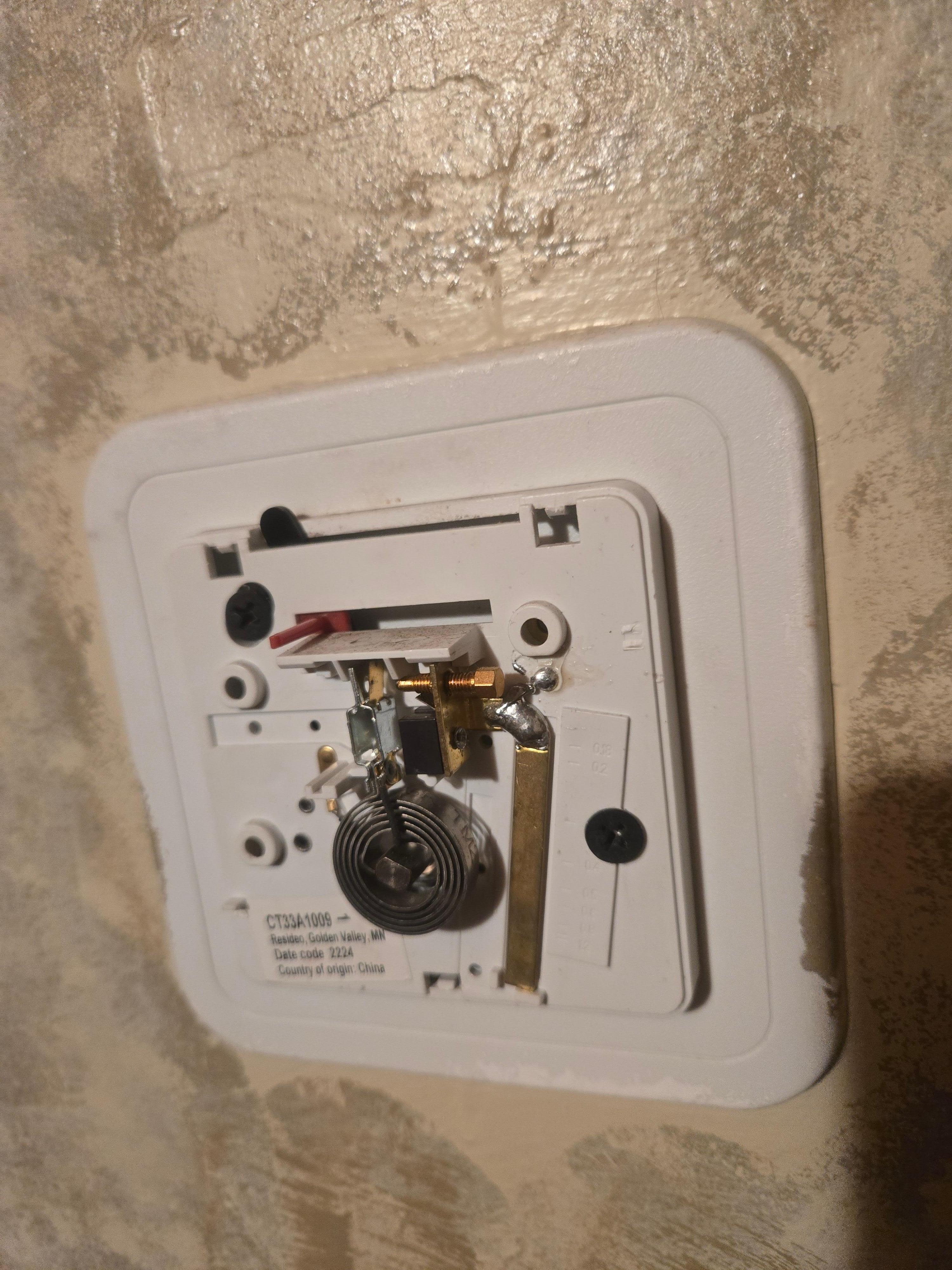 Thermostat was broken