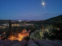 The view. Iles de Porquerolles in the distance.
