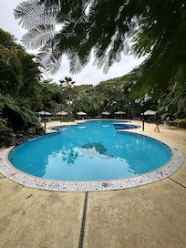 View from porch of Oceanview Bure