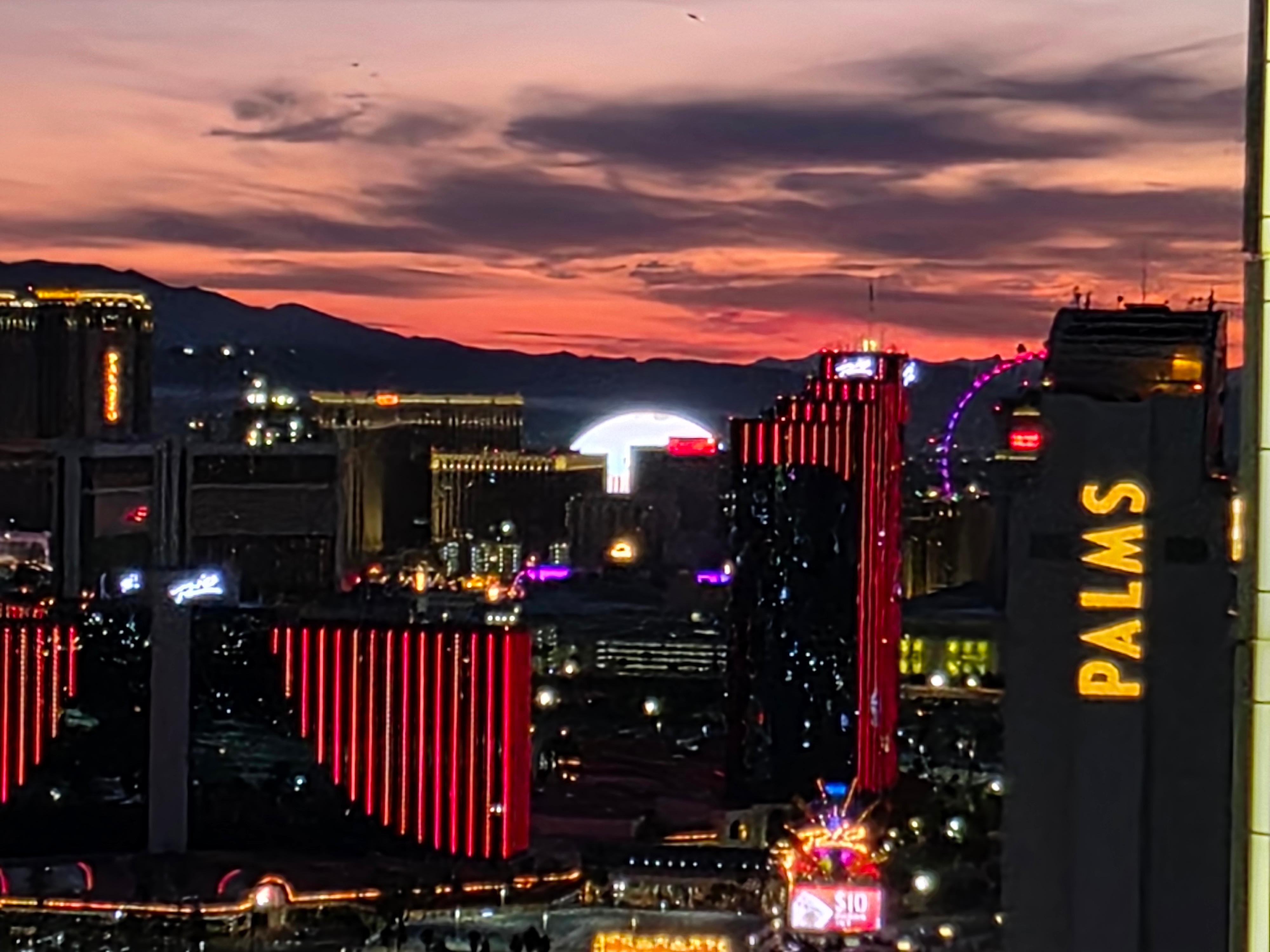 Strip view from balcony 😍