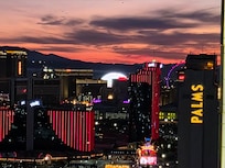 Strip view from balcony 😍