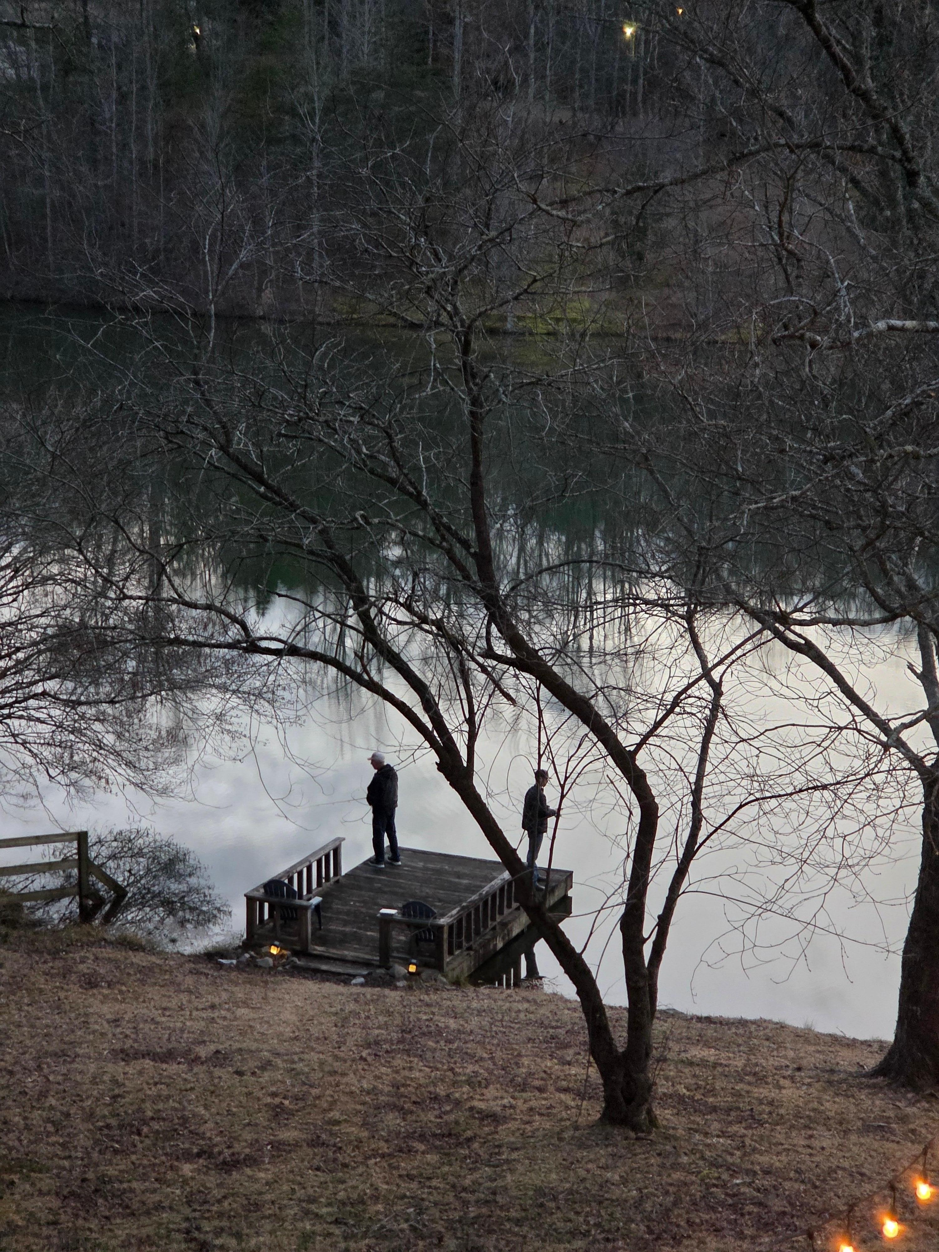 Grandson and Papa enjoying time together 