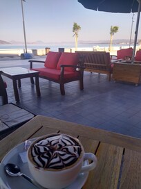 A most beautiful place to enjoy a mocha!