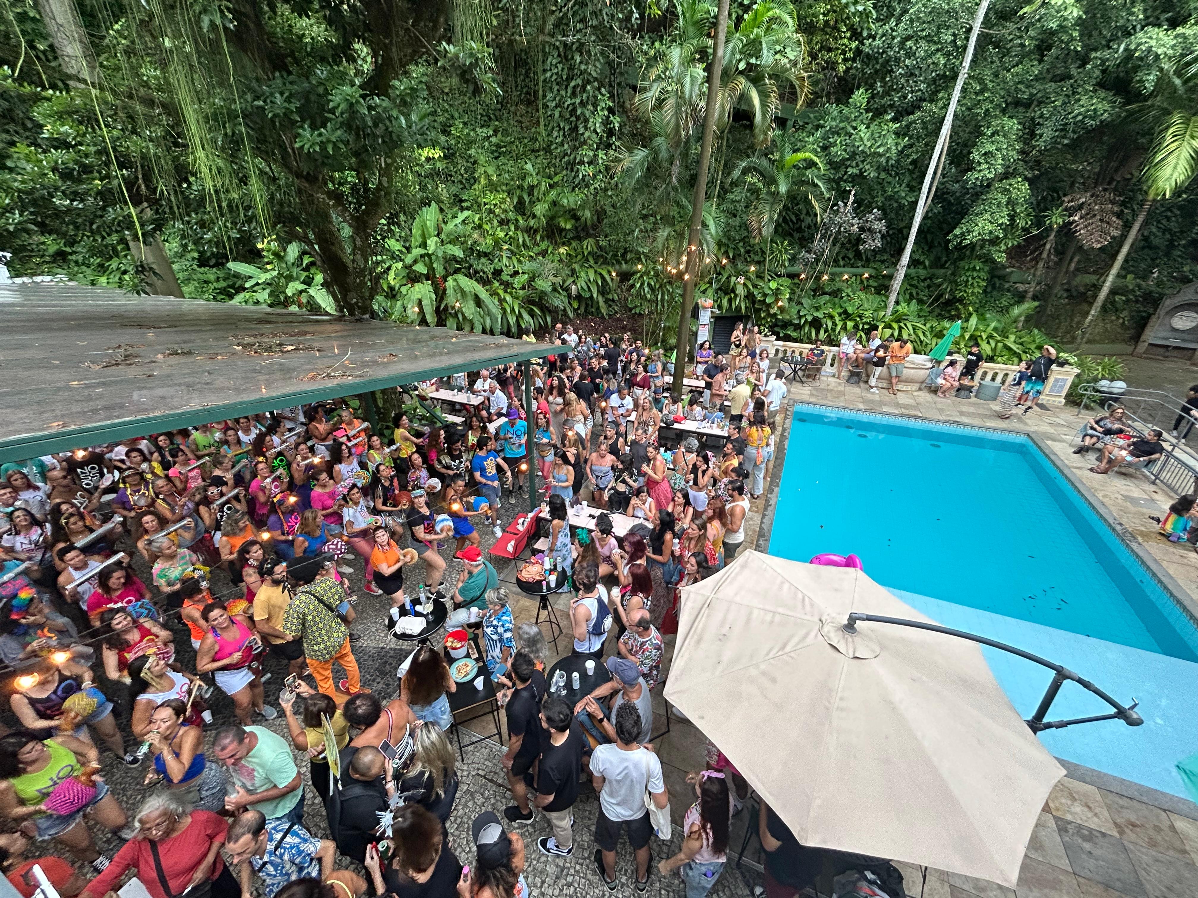 Samba party at the hotel