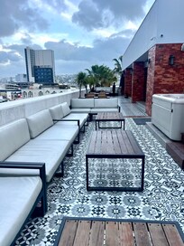 Rooftop lounge